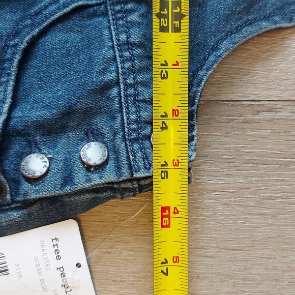 Free People Strappy Denim Shortall - Picture 10 of 13